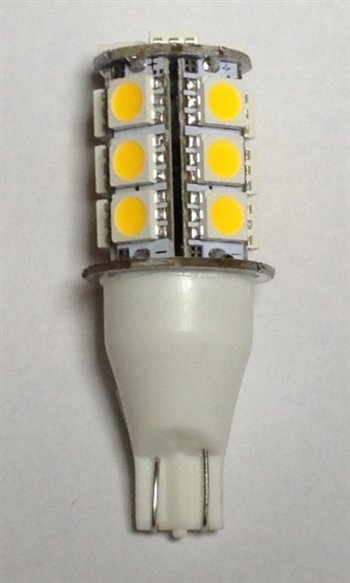 921 Wedge Tower Bulb 250 Lums - Warm White - 18 Diode's